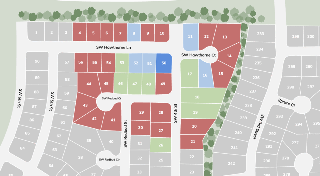 The Woodlands at Chapman Farms Site Map